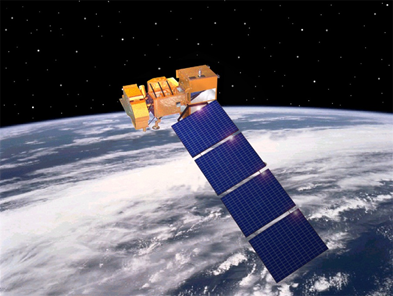 Image of the LandSat satellite